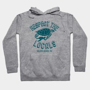 Respect the Locals Holden Beach, NC Sea Turtles Hoodie